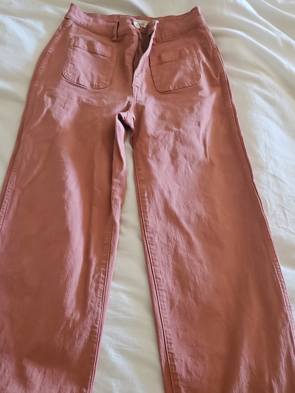 Madewell Rosewood Wide-Leg High-Rise Jeans